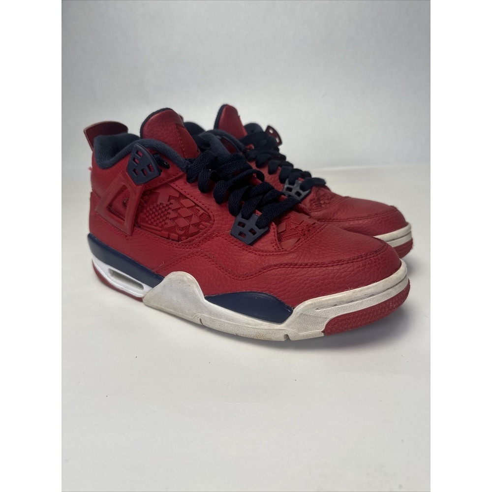Nike‎ Air Jordan IV 4 Retro "FIBA" Basketball 408452-617 GS size 7Y Women 8.5